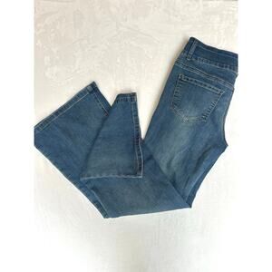 Rise Supply Co Flare Jeans Women’s Size 9 Blue High Rise Stretch Y2K Boho